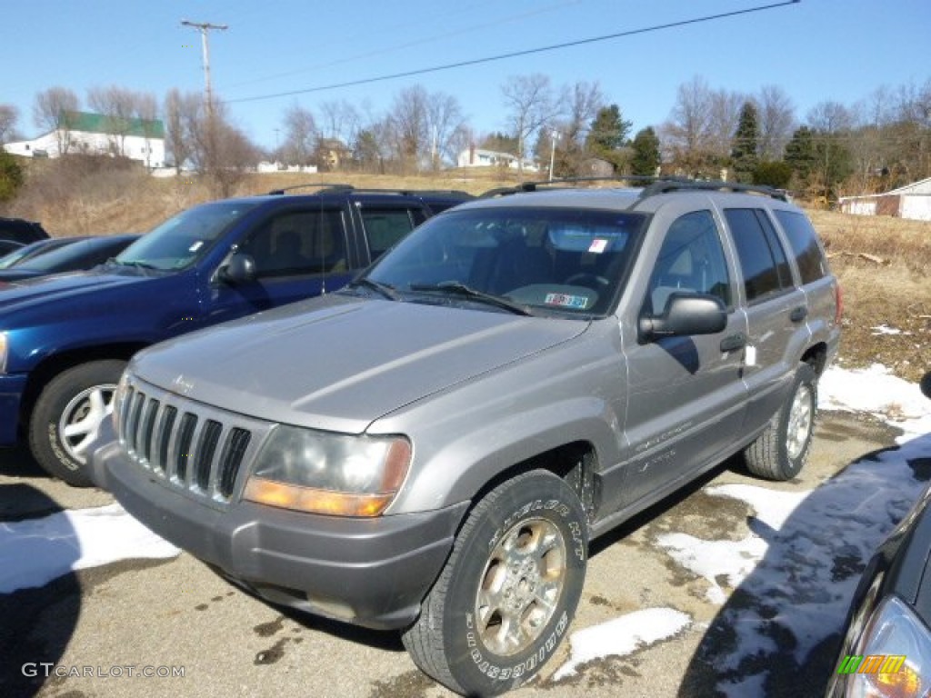 2001 Grand Cherokee Laredo 4x4 - Silverstone Metallic / Agate photo #1