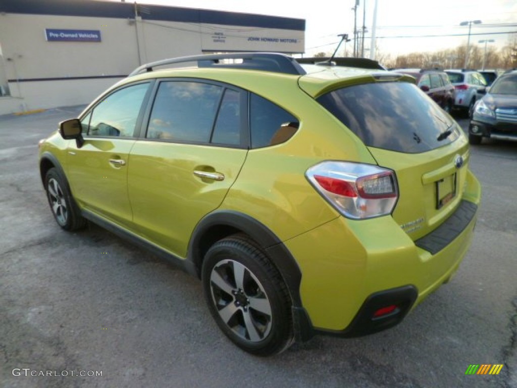 2014 XV Crosstrek Hybrid Touring - Plasma Green / Black photo #4