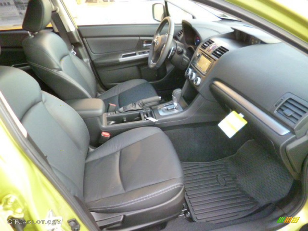 Black Interior 2014 Subaru XV Crosstrek Hybrid Touring Photo #91009973