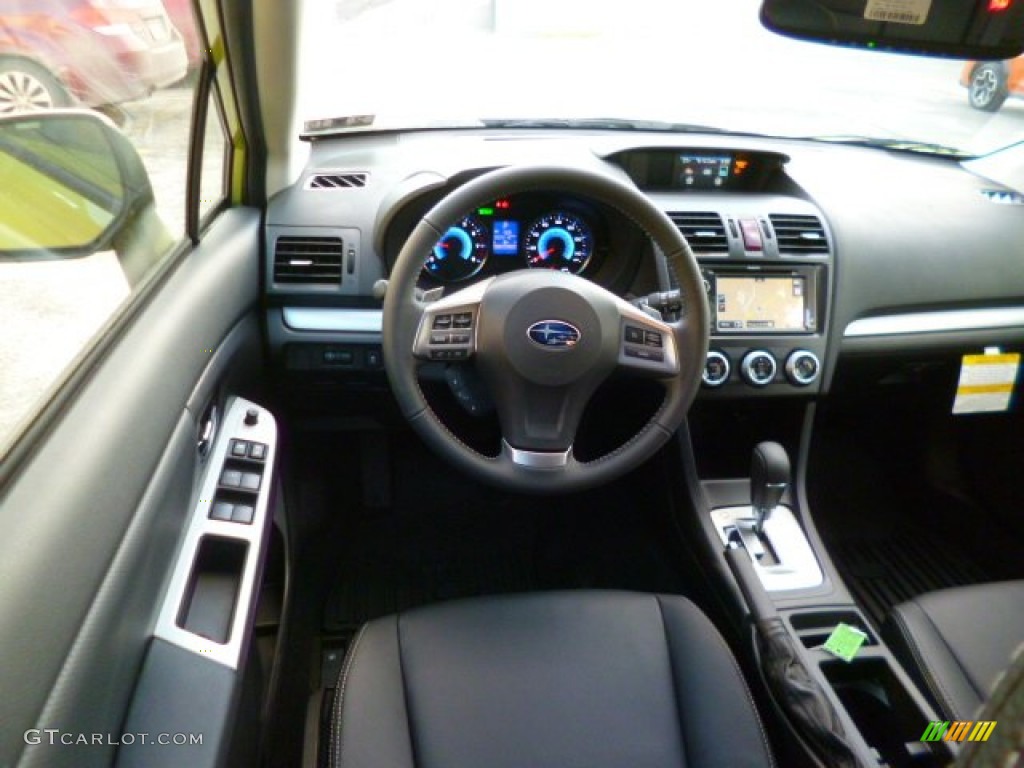 2014 Subaru XV Crosstrek Hybrid Touring Black Dashboard Photo #91010066