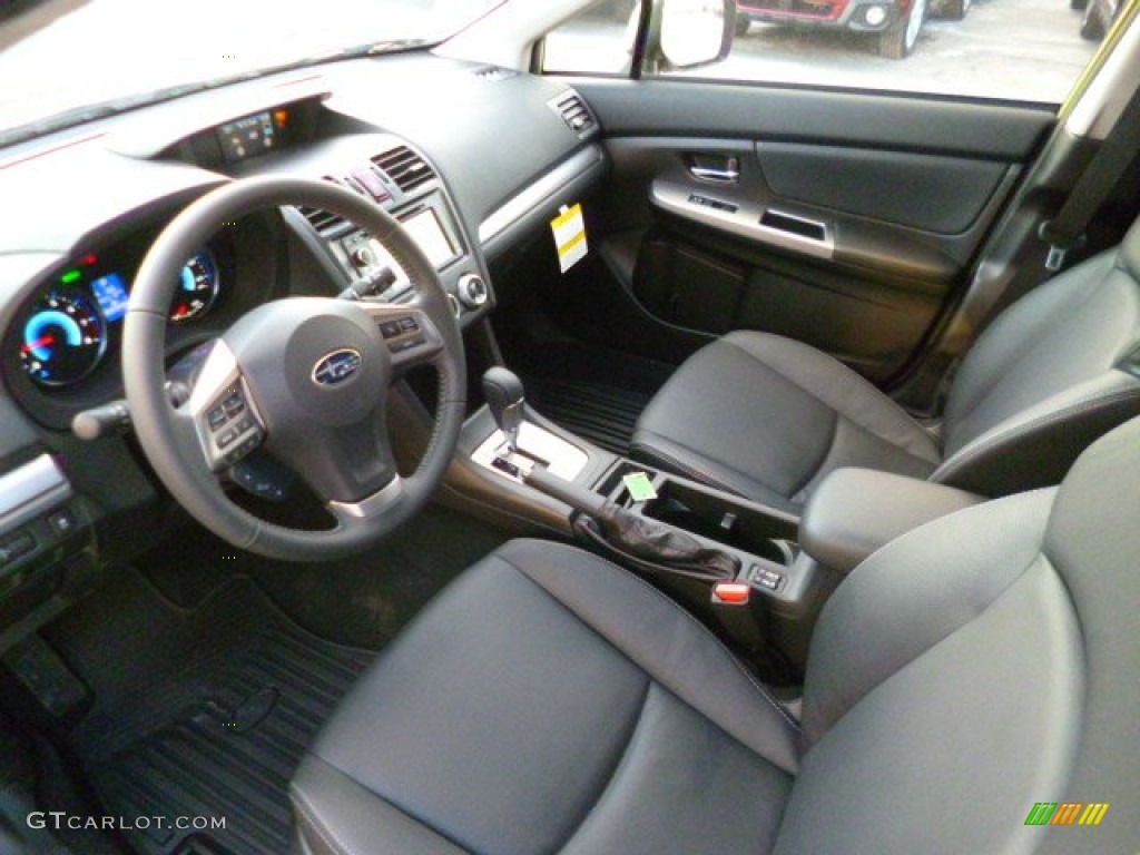 Black Interior 2014 Subaru XV Crosstrek Hybrid Touring Photo #91010096