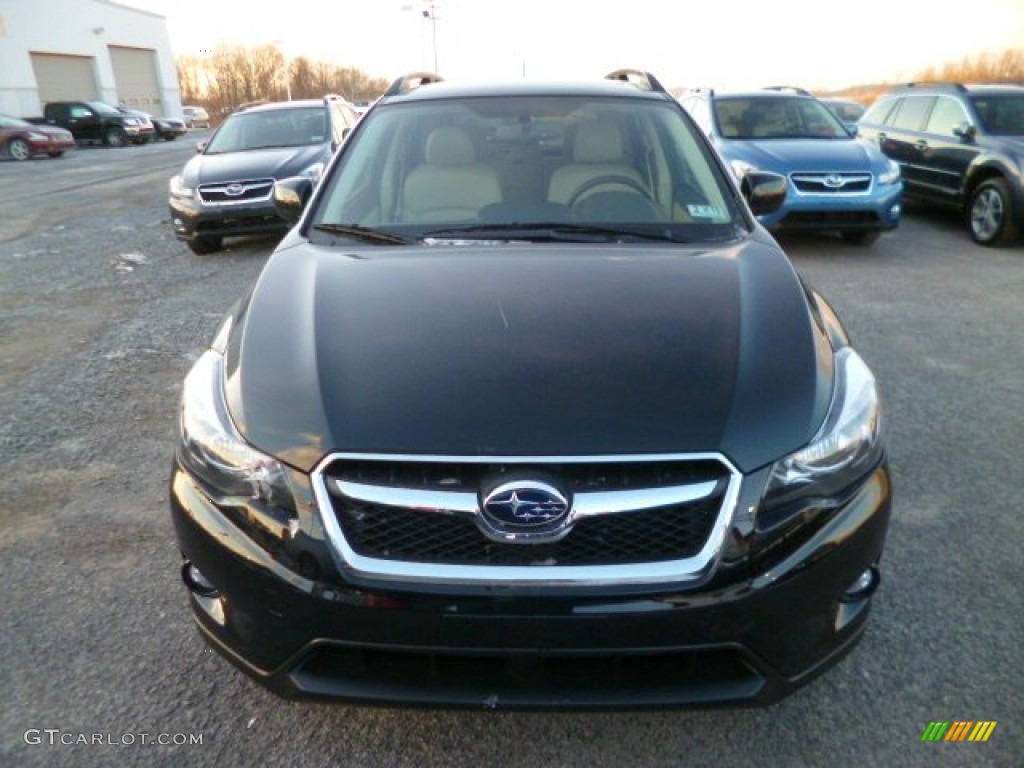 2014 XV Crosstrek 2.0i Premium - Crystal Black Silica / Ivory photo #2