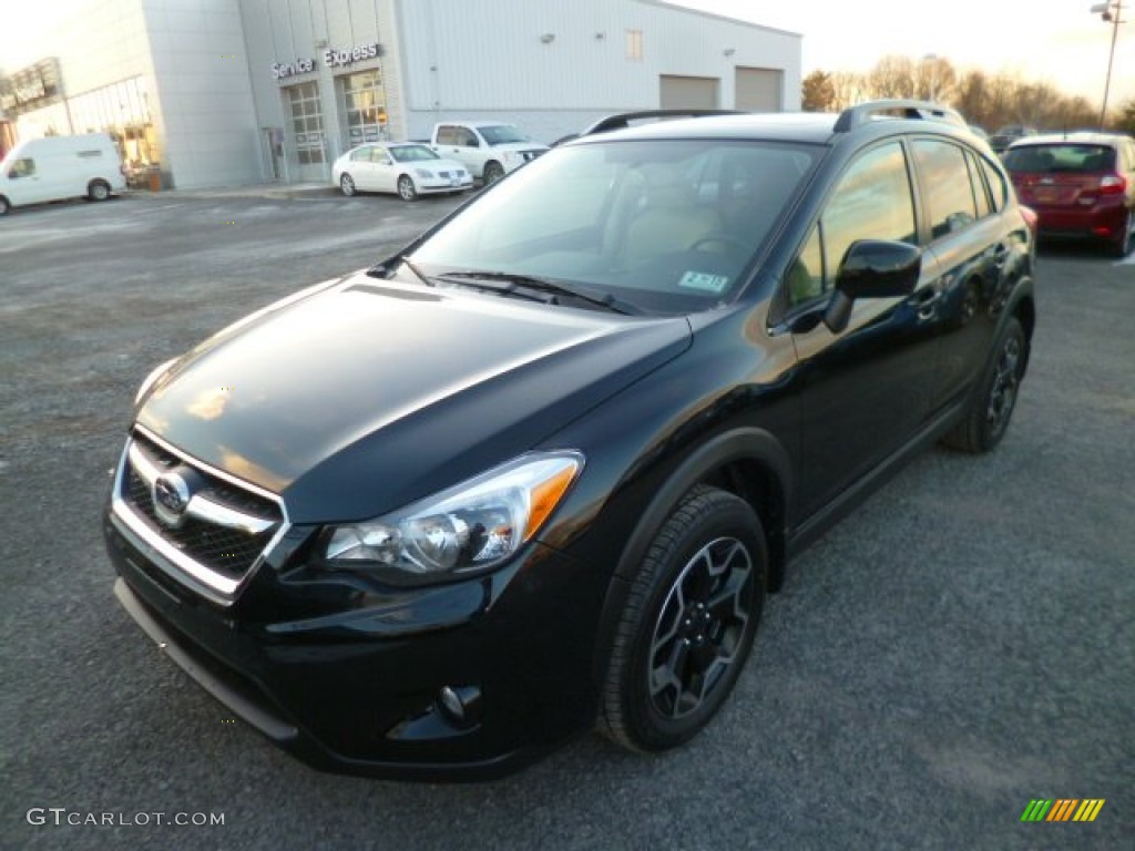 2014 XV Crosstrek 2.0i Premium - Crystal Black Silica / Ivory photo #3