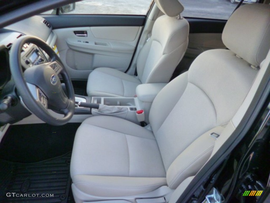 2014 XV Crosstrek 2.0i Premium - Crystal Black Silica / Ivory photo #16