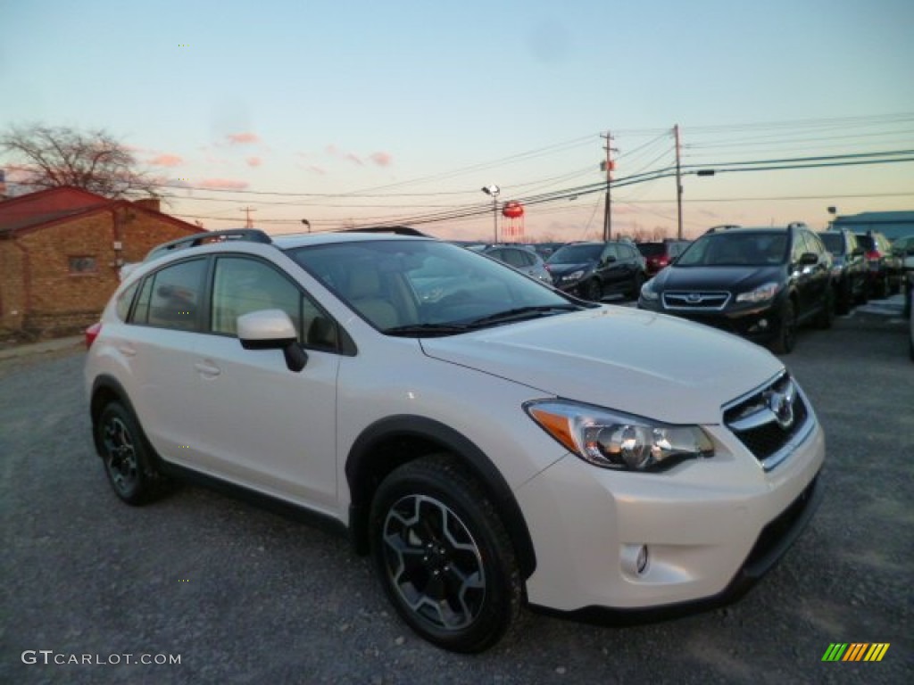 Satin White Pearl Subaru XV Crosstrek