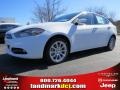 2014 Bright White Dodge Dart Limited  photo #1