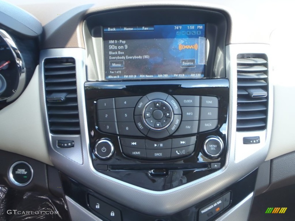 2014 Cruze LTZ - Rainforest Green Metallic / Cocoa/Light Neutral photo #16