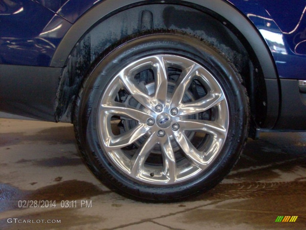 2011 Explorer XLT 4WD - Kona Blue Metallic / Charcoal Black photo #11