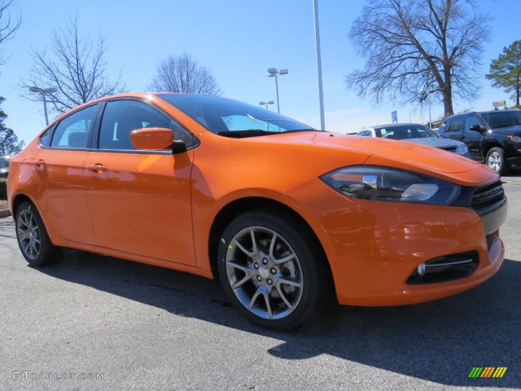 Header Orange 2014 Dodge Dart SXT Exterior Photo #91011713