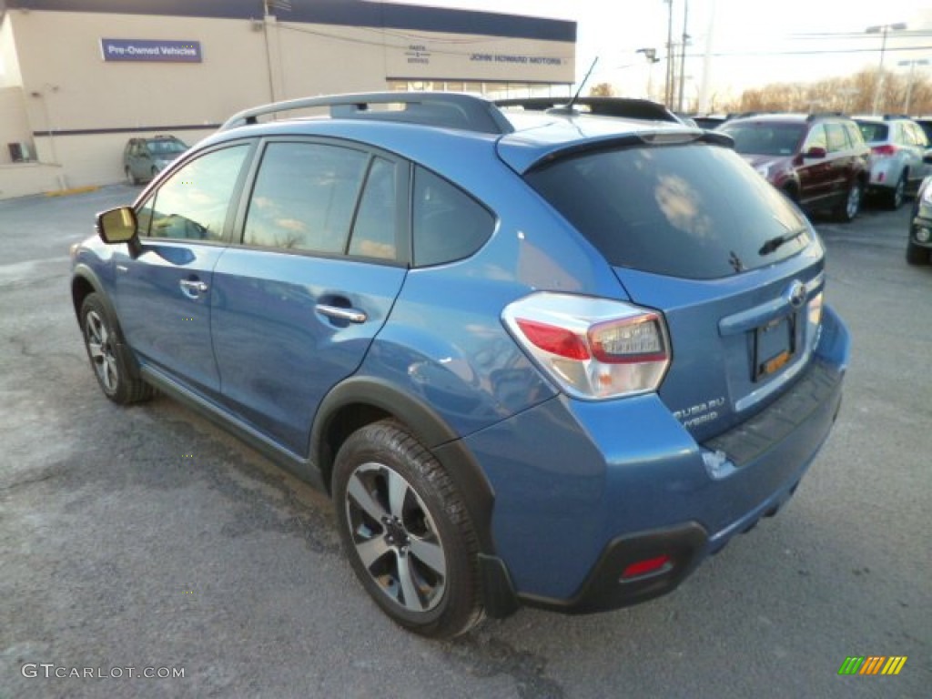 2014 XV Crosstrek Hybrid Touring - Quartz Blue Pearl / Ivory photo #5