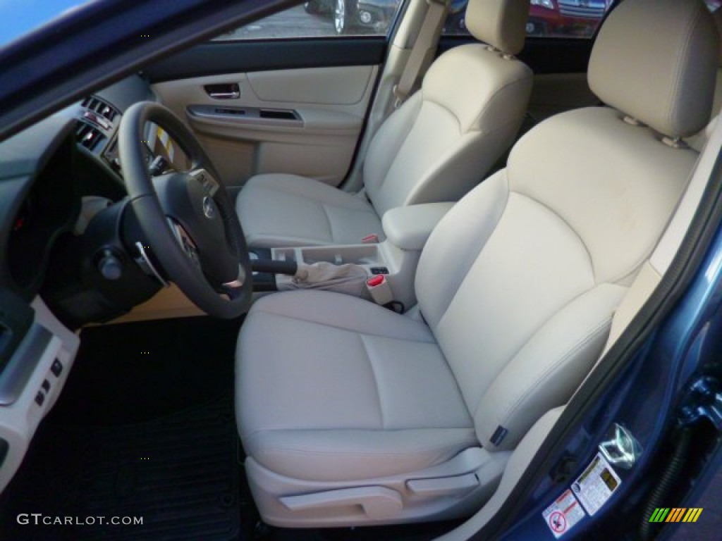 2014 XV Crosstrek Hybrid Touring - Quartz Blue Pearl / Ivory photo #15