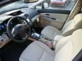 Ivory 2014 Subaru XV Crosstrek Hybrid Touring Interior Color