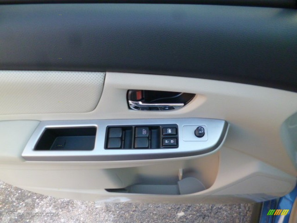 2014 XV Crosstrek Hybrid Touring - Quartz Blue Pearl / Ivory photo #17
