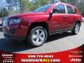 2014 Deep Cherry Red Crystal Pearl Jeep Compass Sport  photo #1