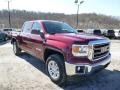 2014 Sonoma Red Metallic GMC Sierra 1500 SLE Crew Cab 4x4  photo #3