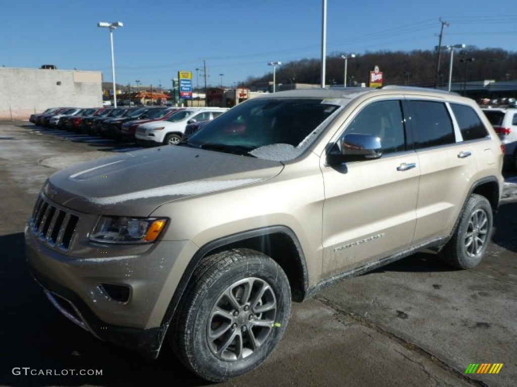 2014 Grand Cherokee Limited 4x4 - Cashmere Pearl / New Zealand Black/Light Frost photo #1