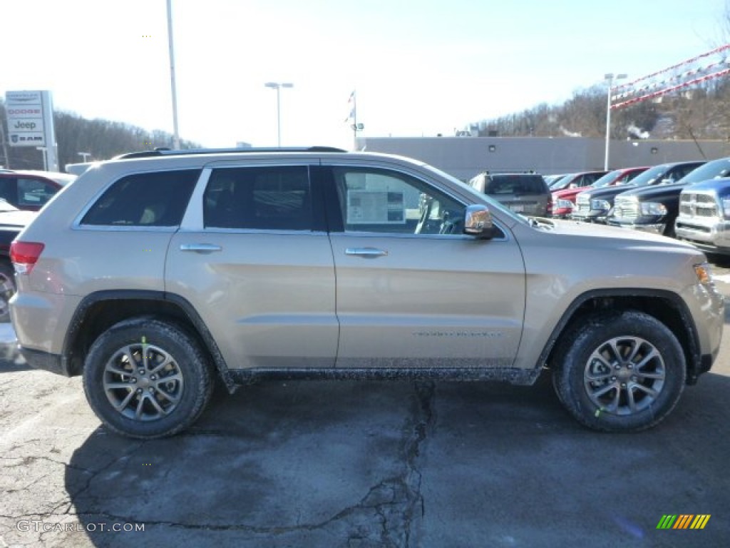 2014 Grand Cherokee Limited 4x4 - Cashmere Pearl / New Zealand Black/Light Frost photo #6