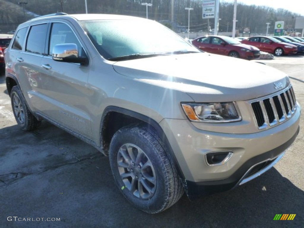 2014 Grand Cherokee Limited 4x4 - Cashmere Pearl / New Zealand Black/Light Frost photo #9