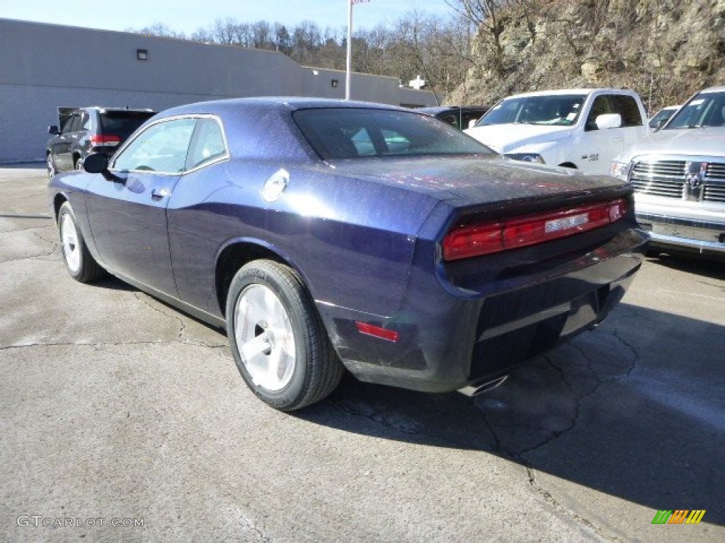 2014 Challenger SXT - Jazz Blue Pearl Coat / Dark Slate Gray photo #3