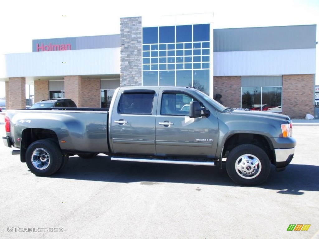 Gray Green Metallic GMC Sierra 3500HD