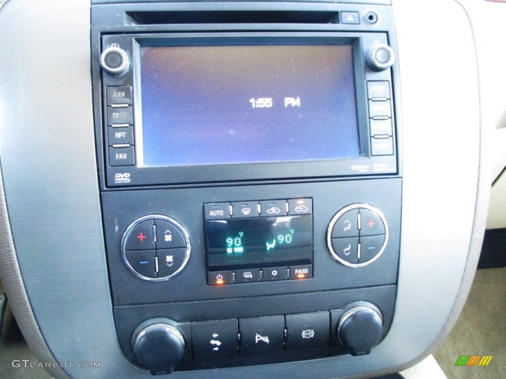 2011 Sierra 3500HD SLT Crew Cab 4x4 - Gray Green Metallic / Light Cashmere/Dark Cashmere photo #8