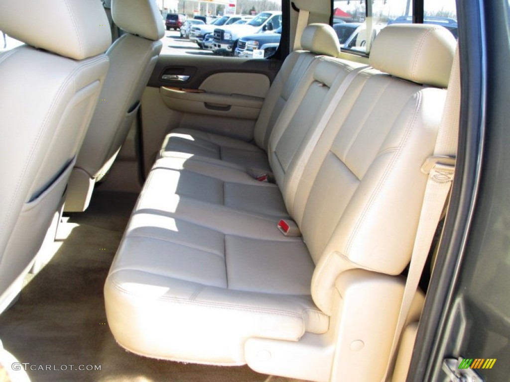 2011 Sierra 3500HD SLT Crew Cab 4x4 - Gray Green Metallic / Light Cashmere/Dark Cashmere photo #27