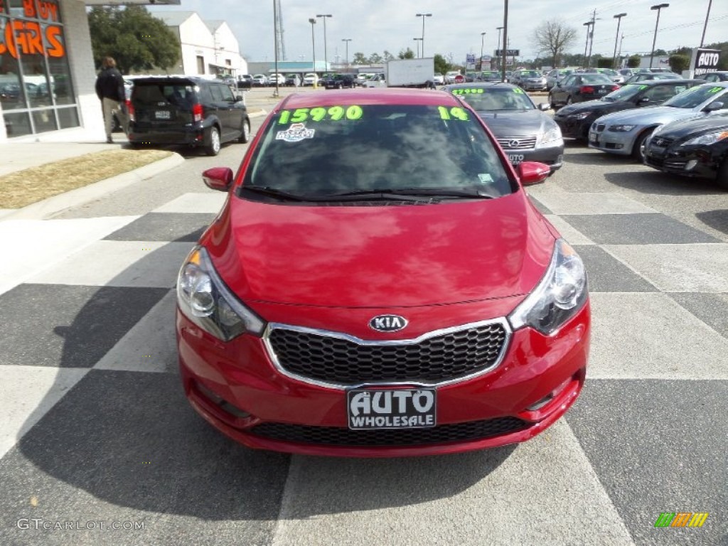 2014 Forte EX - Crimson Red / Black photo #2