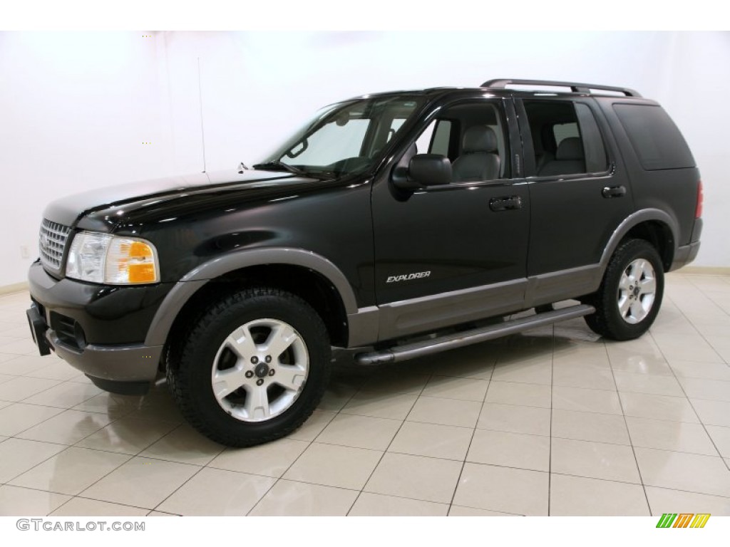 Black 2004 Ford Explorer XLT 4x4 Exterior Photo #91019102