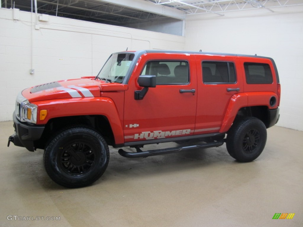 Victory Red 2006 Hummer H3 Standard H3 Model Exterior Photo #91019177