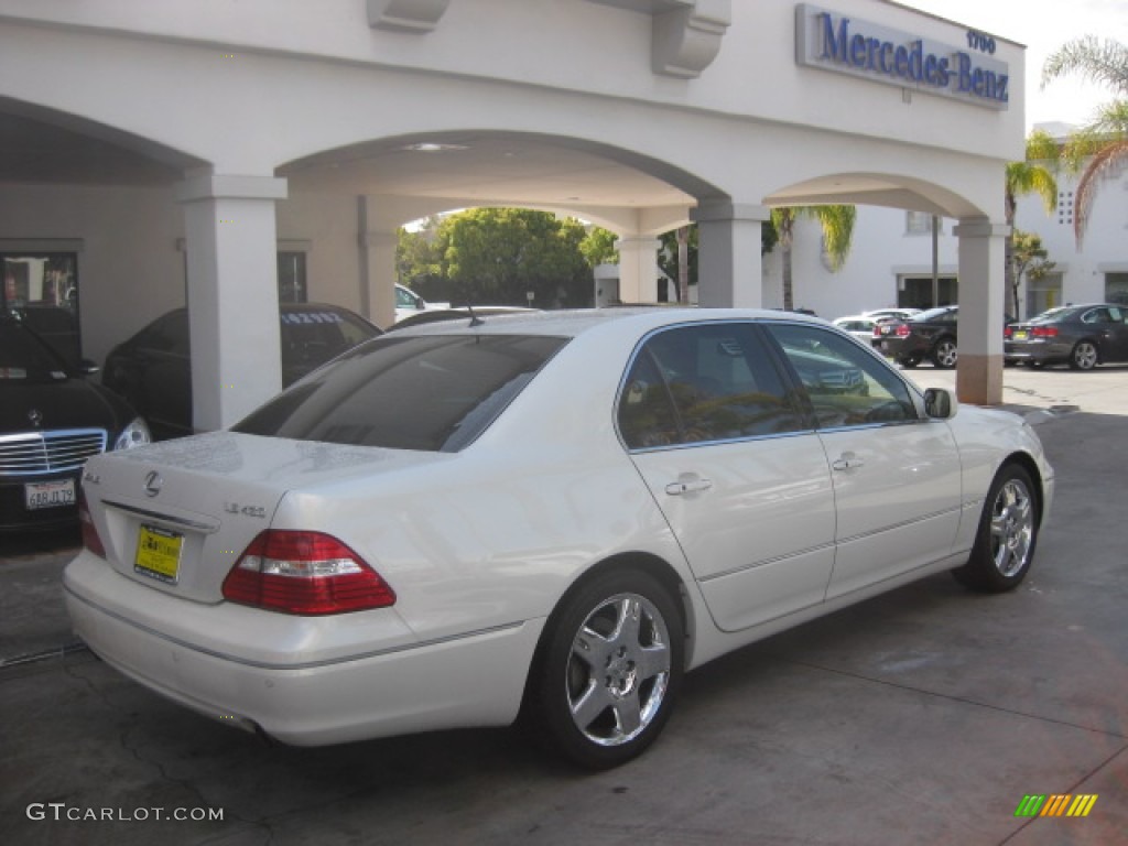 2005 LS 430 Sedan - Crystal White / Cashmere photo #2
