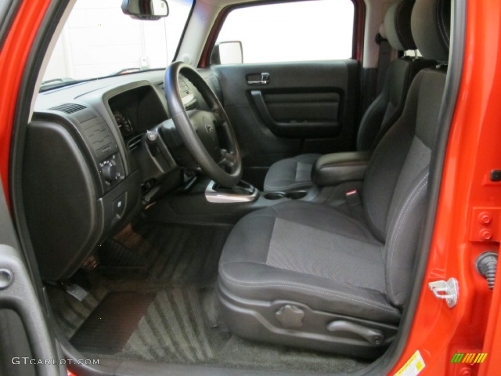 Ebony Black Interior 2006 Hummer H3 Standard H3 Model Photo #91019447