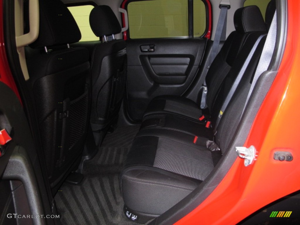 Ebony Black Interior 2006 Hummer H3 Standard H3 Model Photo #91019492