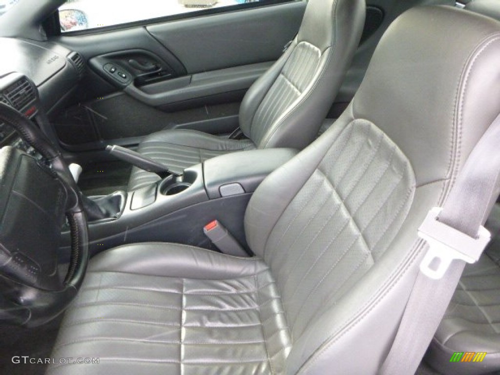 Dark Grey Interior 1997 Chevrolet Camaro Z28 SS Coupe Photo #91019560