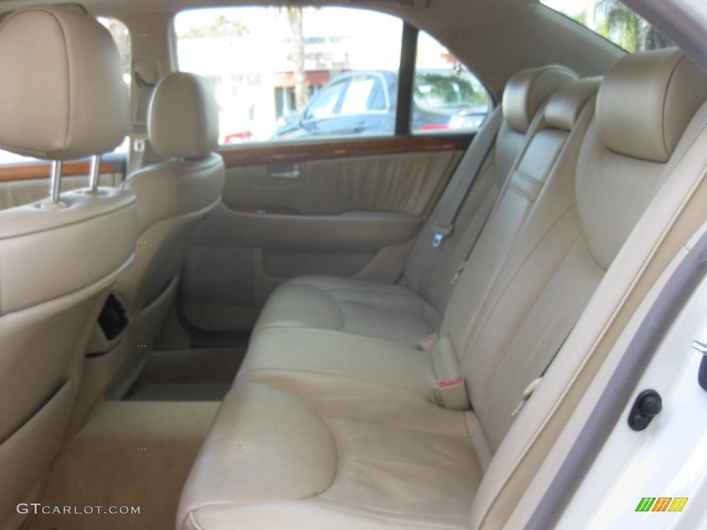 2005 LS 430 Sedan - Crystal White / Cashmere photo #18
