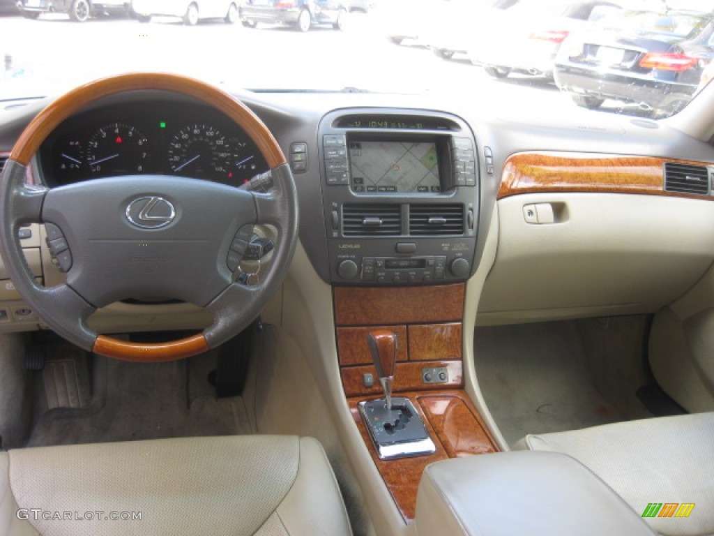 2005 LS 430 Sedan - Crystal White / Cashmere photo #20