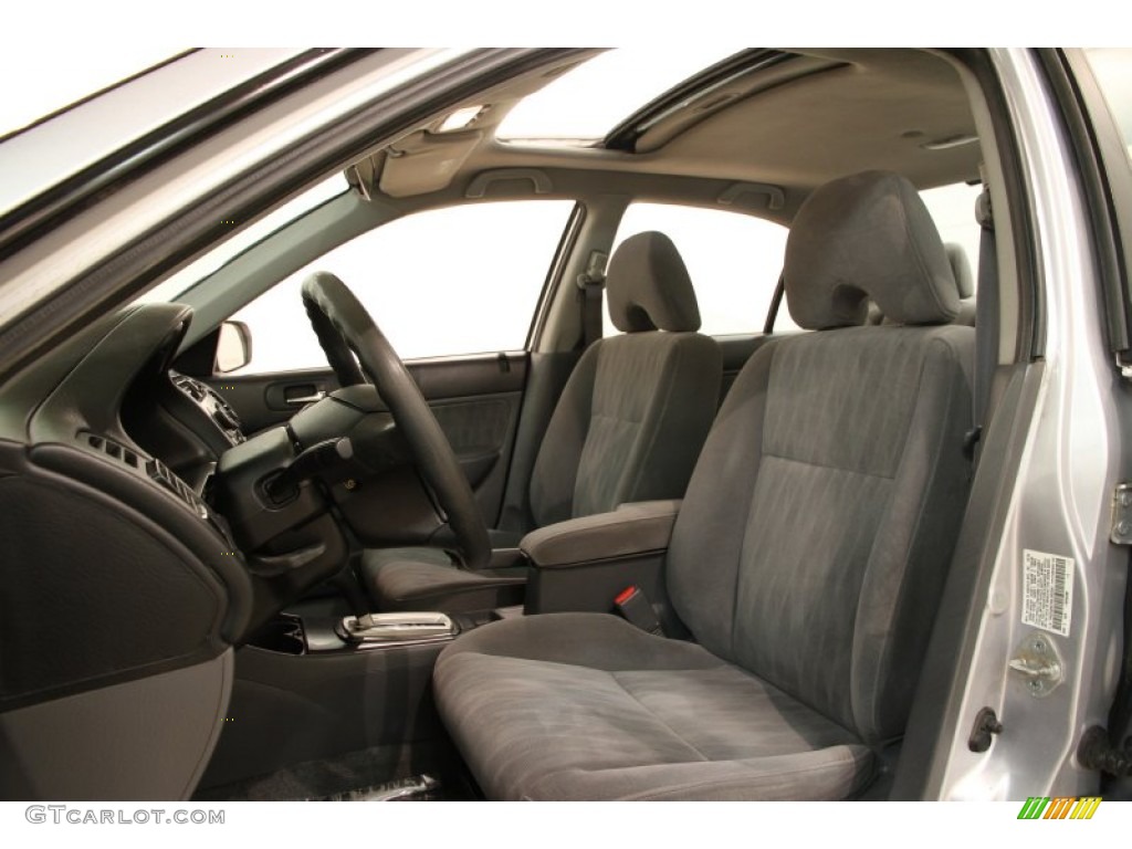 Gray Interior 2005 Honda Civic EX Sedan Photo #91020092