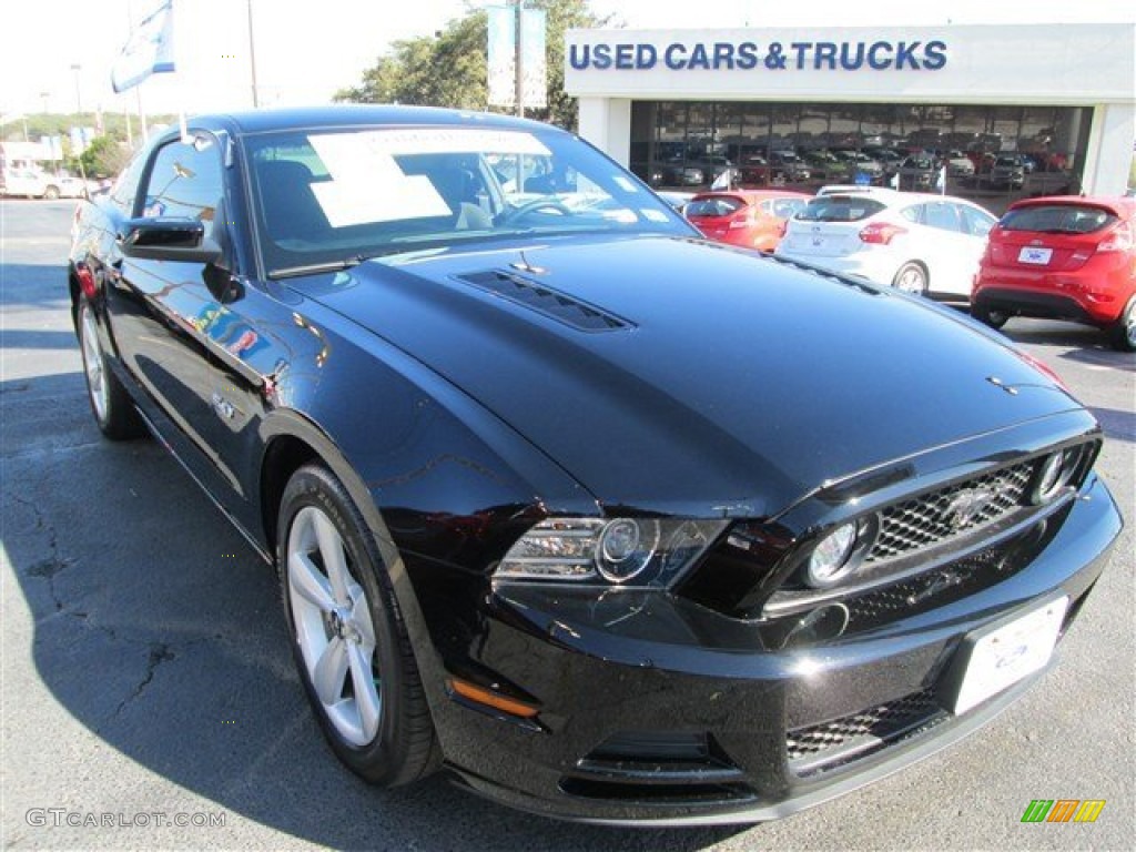 2013 Mustang GT Coupe - Black / Charcoal Black photo #1