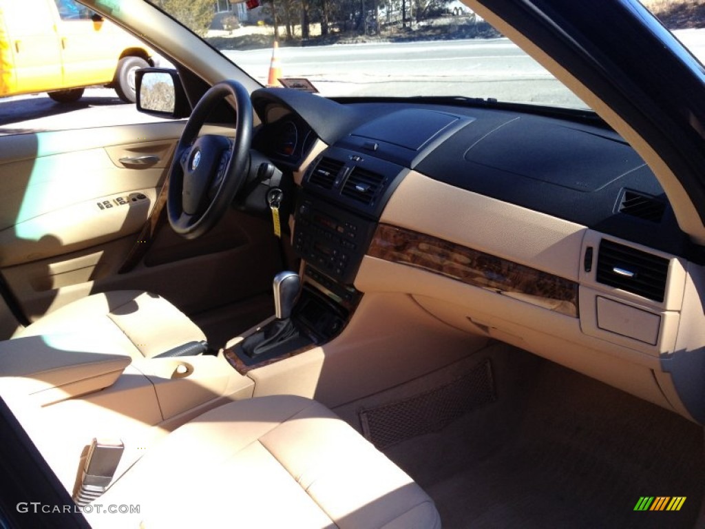 2008 X3 3.0si - Monaco Blue Metallic / Sand Beige/Black Nevada Leather photo #10