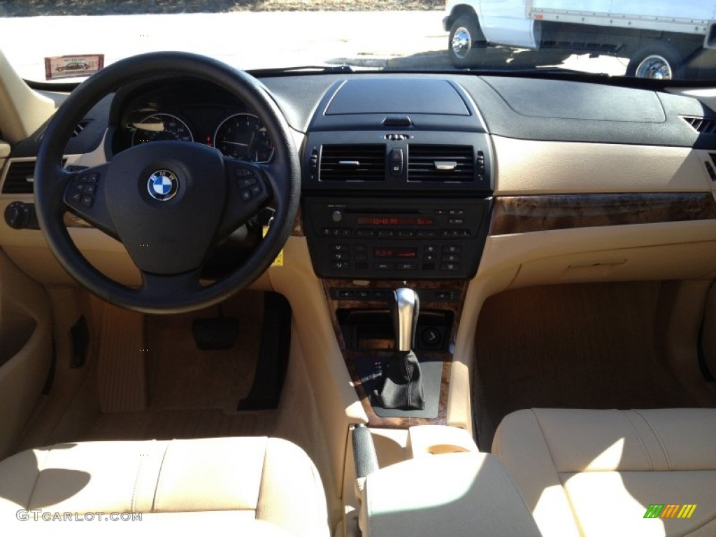 2008 X3 3.0si - Monaco Blue Metallic / Sand Beige/Black Nevada Leather photo #23