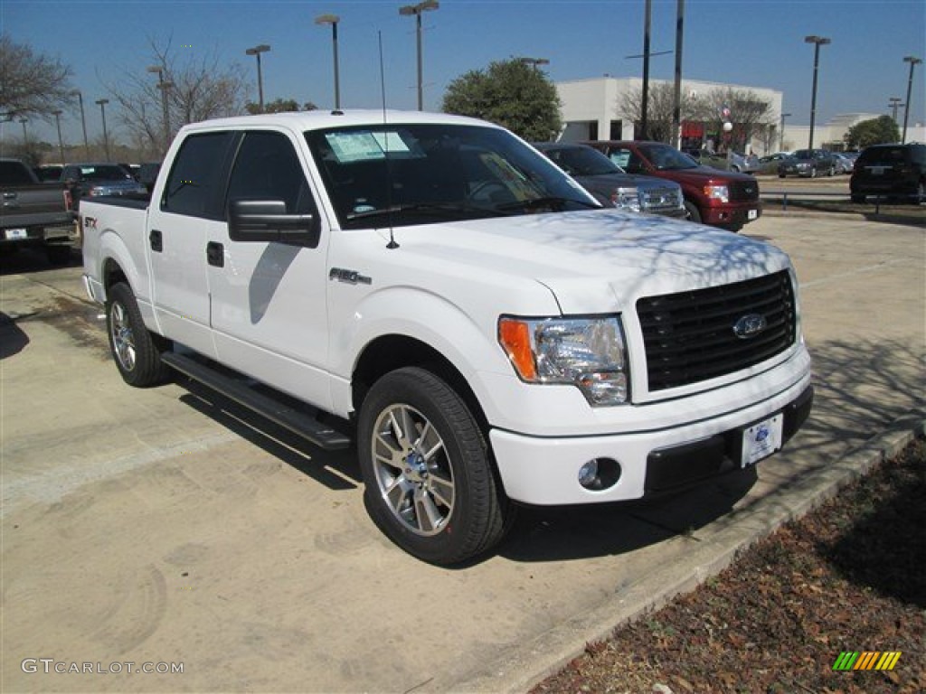 2014 F150 STX SuperCrew - Oxford White / Black photo #7