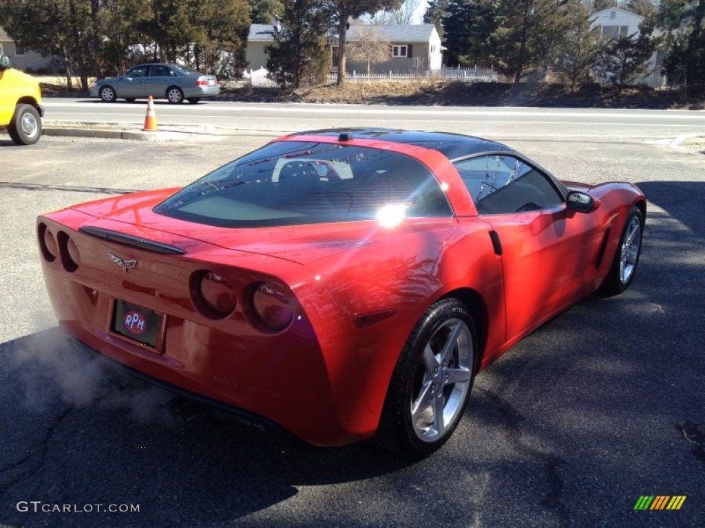 2005 Corvette Coupe - Precision Red / Ebony photo #13
