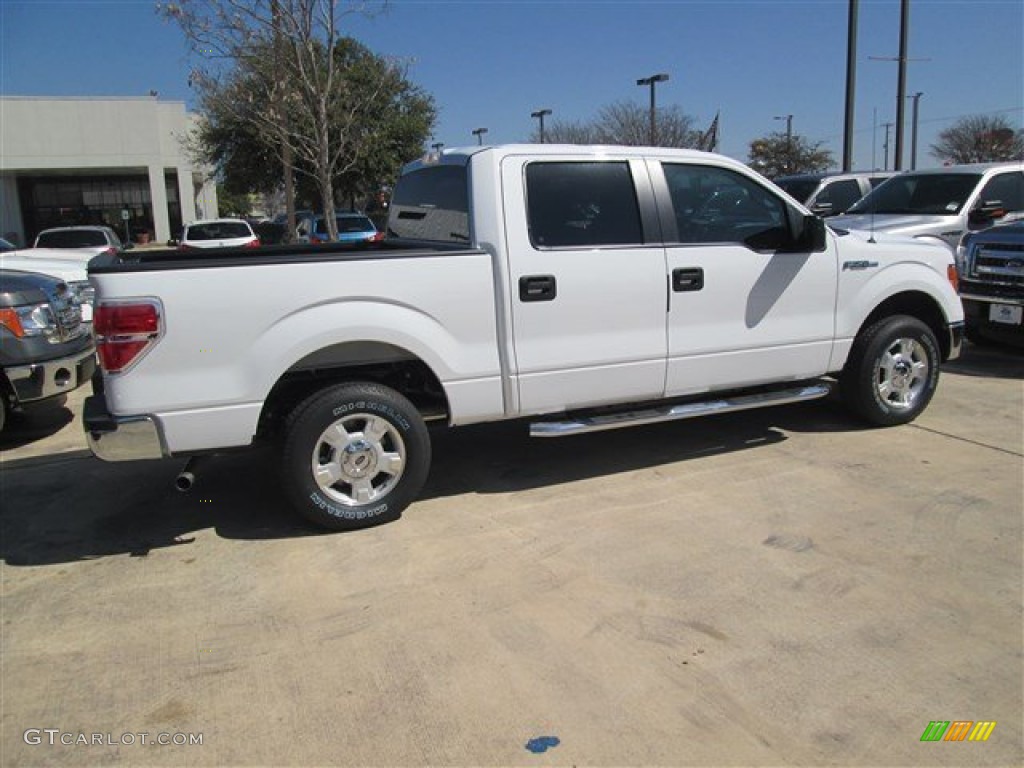 2014 F150 XLT SuperCrew - Oxford White / Steel Grey photo #5