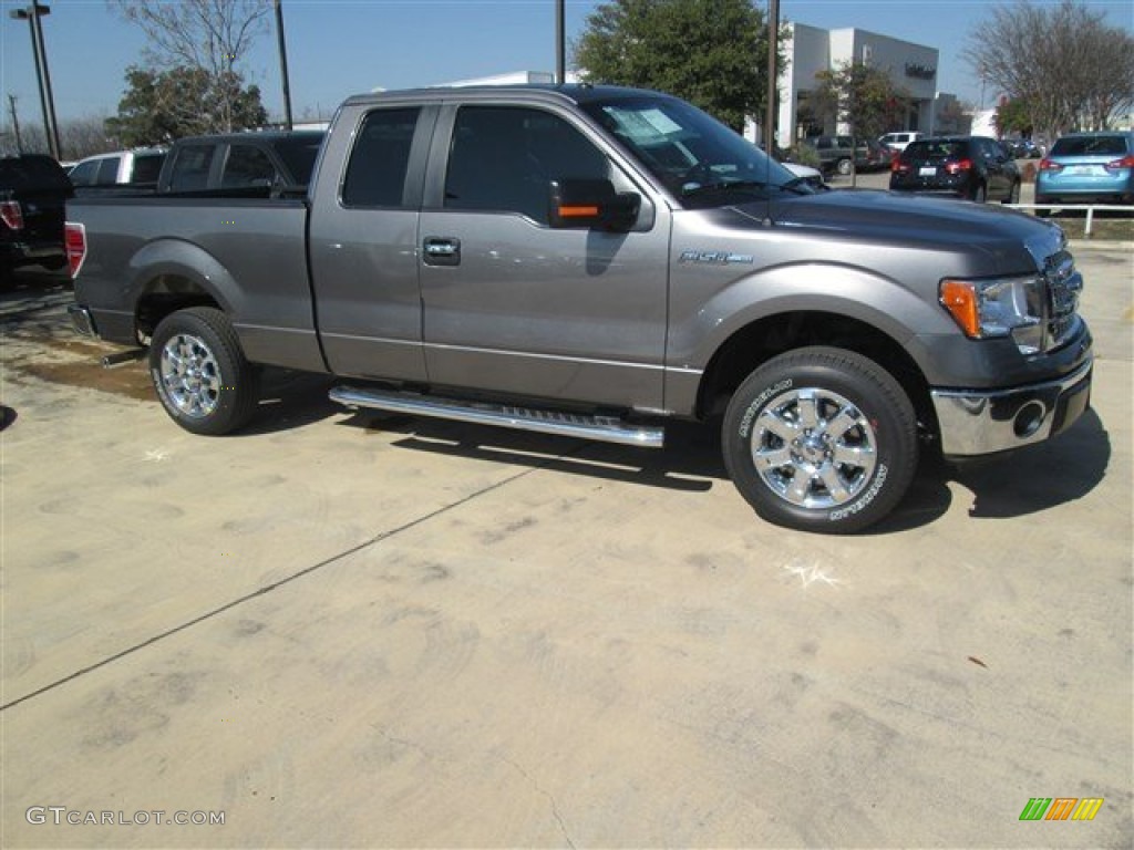 2014 F150 XLT SuperCab - Sterling Grey / Steel Grey photo #5