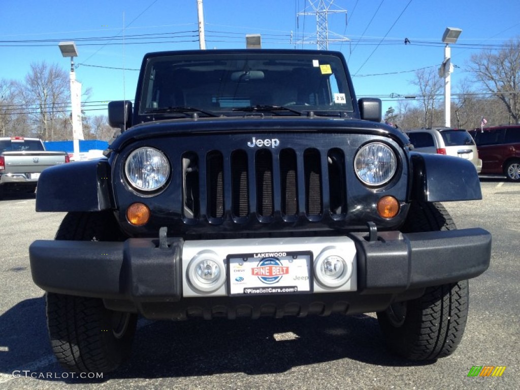 2010 Wrangler Sahara 4x4 - Black / Dark Slate Gray/Medium Slate Gray photo #4