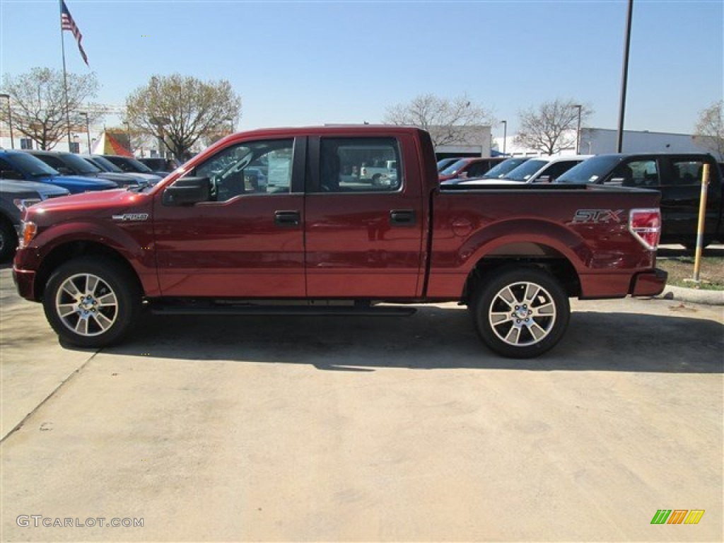 2014 F150 STX SuperCrew - Sunset / Black photo #3