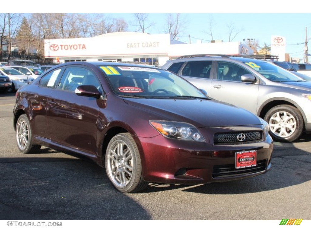 2010 tC  - Sizzling Crimson Mica / Dark Charcoal photo #1