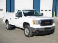 Summit White - Sierra 2500HD Regular Cab Utility Truck Photo No. 2