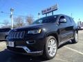 2014 Brilliant Black Crystal Pearl Jeep Grand Cherokee Summit 4x4  photo #1