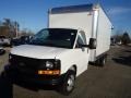 2014 Summit White Chevrolet Express Cutaway 3500 Moving Van  photo #1