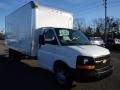 2014 Summit White Chevrolet Express Cutaway 3500 Moving Van  photo #3